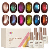 GAOY Aurora Shift vernis gel vert avec effet changeant selon la lumière