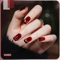 GAOY vernis gel effet œil-de-chat holographique à six motifs pour looks variés.