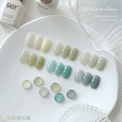GAOY Coastal Breeze soft lavender lullaby for delicate pastel nails.