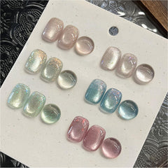 GAOY ensemble de 6 couleurs gel œil-chat pour une manucure vive