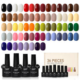 GAOY ensemble vernis gel 36 pièces pour variété de couleurs et manucure maison