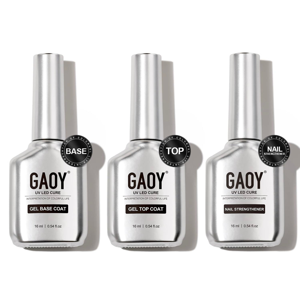 GAOY gel-de-finition-brillant: application fluide et durable sur les ongles.