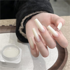 GAOY gel poly cristal laiteux blanc, facile à utiliser pour extensions naturelles.