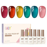 GAOY Jelly Gel Polish Pink for at-home manicures with sheer versatility.