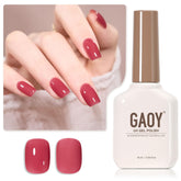 GAOY Jelly Nude Gel, vernis 16 ml, rendu naturel et léger.