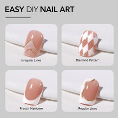 GAOY vernis gel longue tenue jusqu'à quatre semaines avec base et top coat