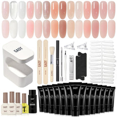 GAOY Poly Gel Kit — lampe-uv pour une cure rapide et uniforme.