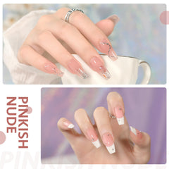 GAOY Poly Gel nude doux, tonalité subtile pour un look discret.
