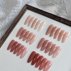 GAOY vernis gel rose sauvage transparent, idéal pour un look naturel durable.