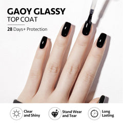 GAOY emballage 4x16 ml, look chromé élégant et moderne
