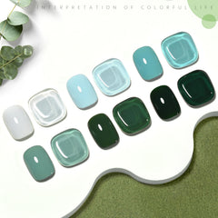 GAOY vernis gel bleu gris: application rapide et sechage en 60 secondes