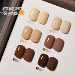 GAOY vernis gel nude brun 02 – teinte chaude nude, longue tenue potentielle.