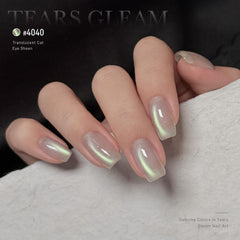 GAOY Vernis Gel Oeil-de-chat translucide avec aimant, motifs personnalisés possibles.
