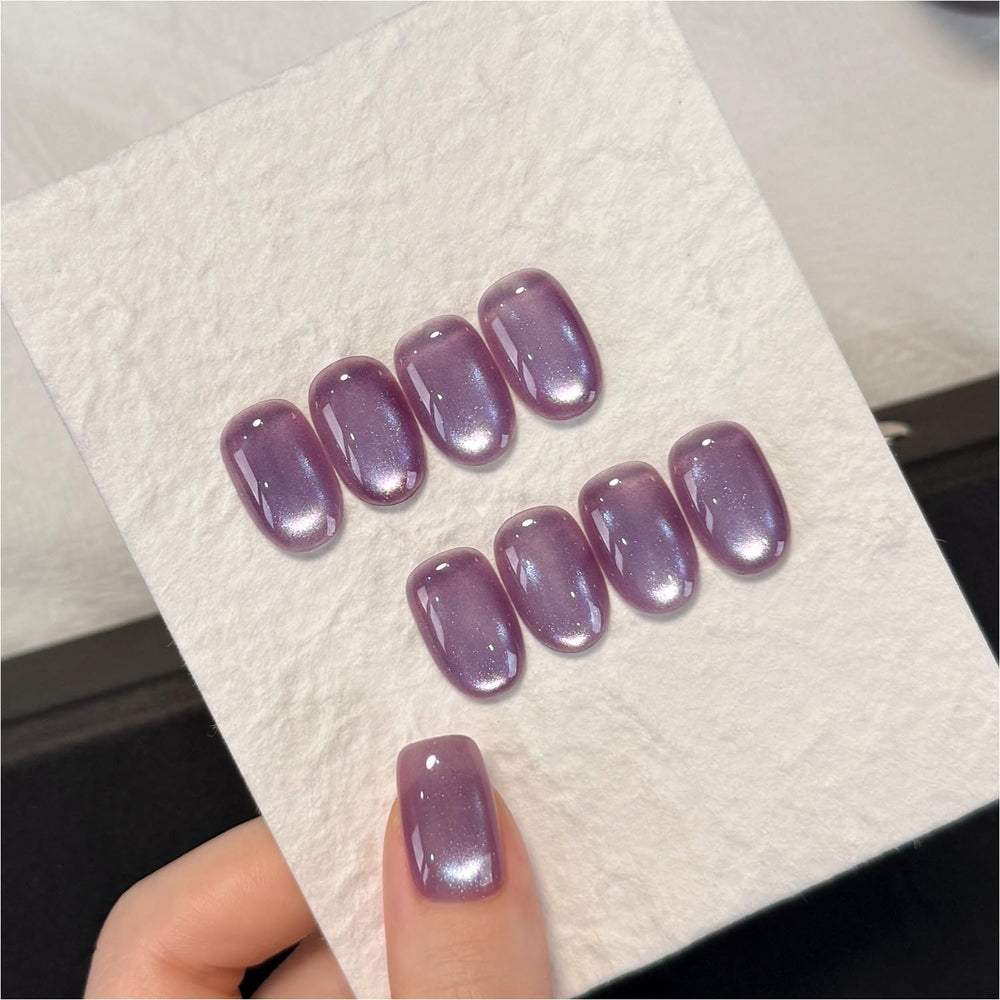GAOY vernis gel Œil de Chat violet, bouteille 16 ml avec effet miroir attractif
