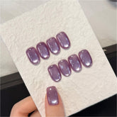 GAOY vernis gel Œil de Chat violet, bouteille 16 ml avec effet miroir attractif