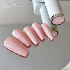 Échantillon onglet GAOY vernis gel rose 3082 montre couleur uniforme