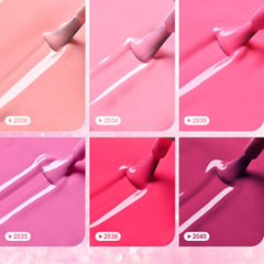 GAOY Vernis Gel Rose Neon ensemble de six couleurs pour varier les looks
