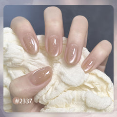GAOY vernis oeil-de-chat holographique or champagne, pour un éclat subtil et longue tenue.