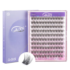 GAQQI cils doux et végan pour un port léger et confortable.
