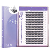 GAQQI GQ03 cils en grappes 14mm courbure D pour un regard naturel et durable