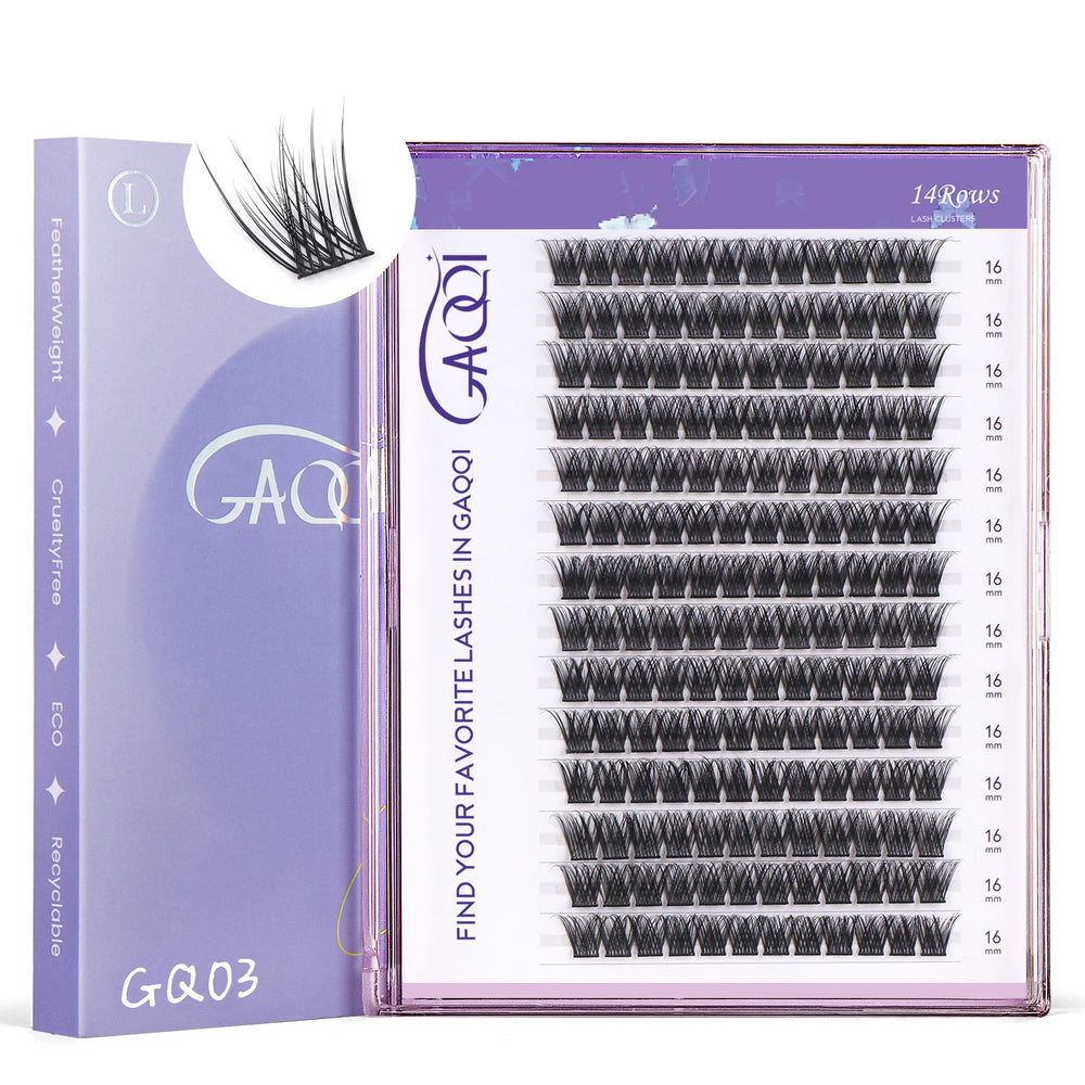 GAQQI GQ03 clusters cils boîte: présentation pratique pour débutants.