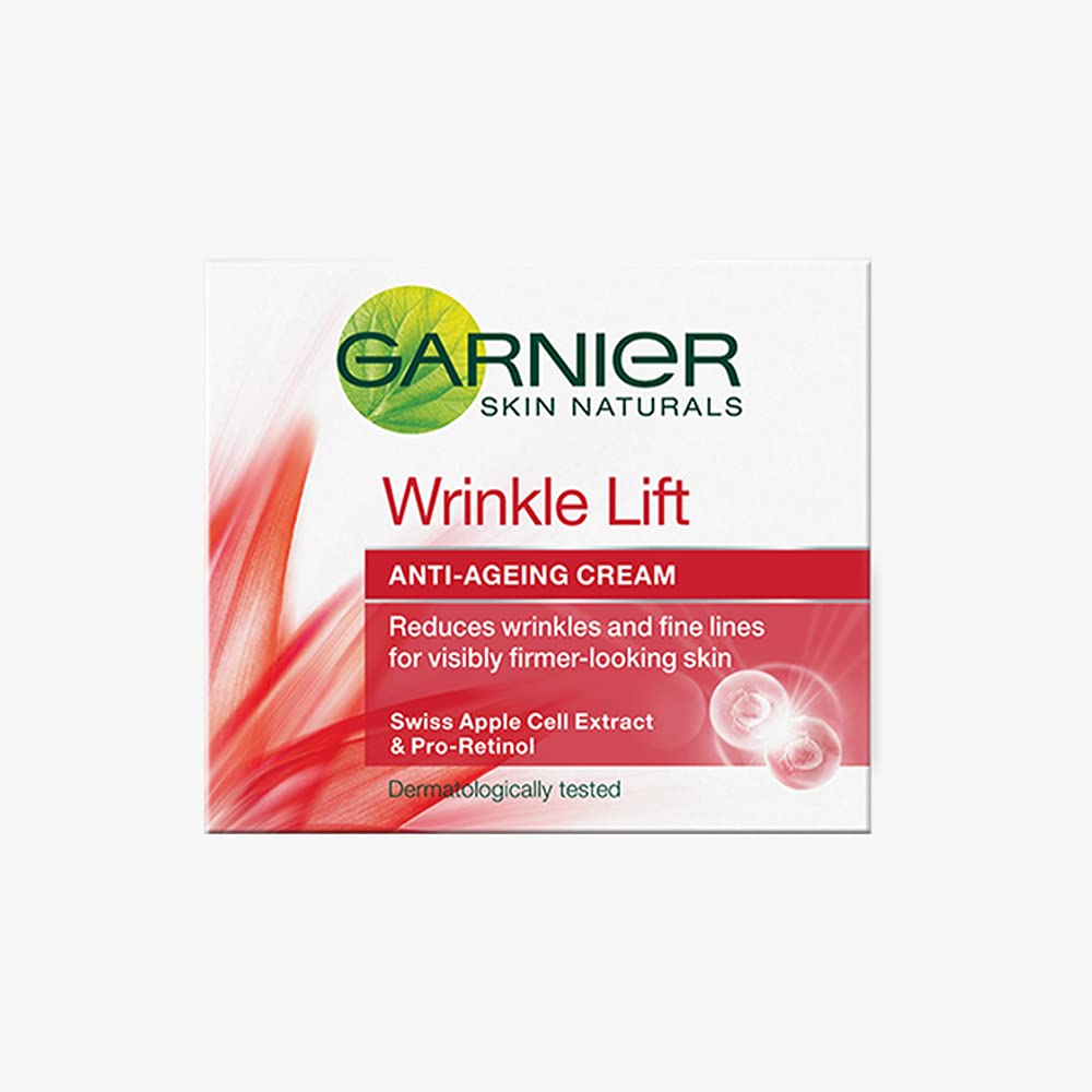 Garnier Crème Anti-Âge 40 g, pot fermé, pour lisser les ridules.