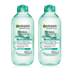 Garnier Eau micellaire Hyaluronique – bouteille 400 ml, hydratation légère et nettoyage en douceur