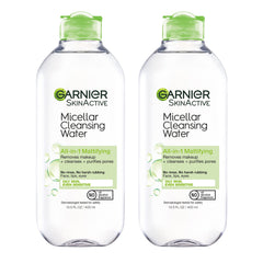Garnier eau micellaire matte – bouteille prête pour un fini sans brillance