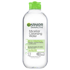 Garnier Eau Micellaire – bouteille 400 ml, nettoyage visage sans rinçage efficace.