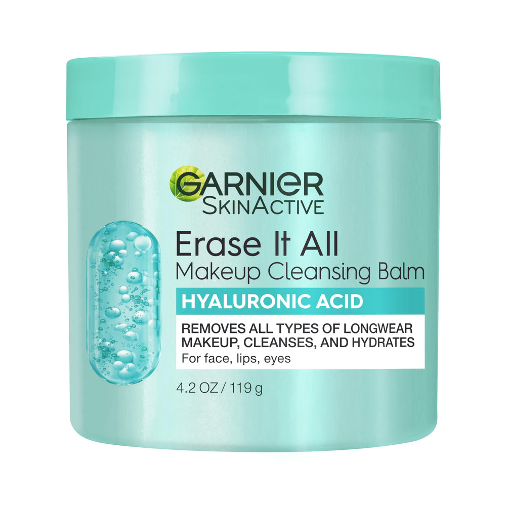 Garnier Erase It All Balm, bouteille-démaquillante offrant démaquillage doux avec hyaluronique