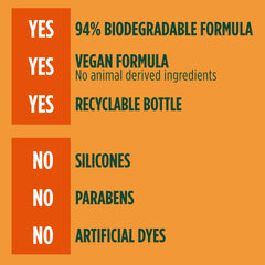 Garnier Fructis Après-Shampooing réparateur dommages vegan: formule éthique pour cheveux nourris.