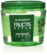 Garnier Fructis Style Ultra Strong Hold Gel No 4 bottle front for long lasting style