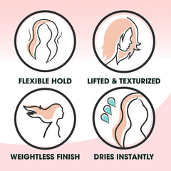 Garnier Fructis Texture Tease: application permettant de raviver le volume.