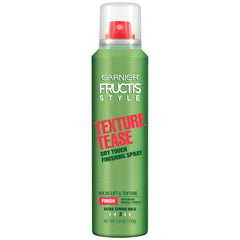 Garnier Fructis Texture Tease: bouteille montrant la poudre minérale pour du volume léger.
