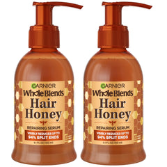 Sérum Hair Honey de Garnier, bouteille sans pompe, réparation rapide des pointes.