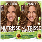 Garnier Nutrisse: ampoule huile fruits pour nourrir les cheveux pendant la coloration