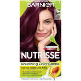 Nutrisse Garnier Crème Nourrissante, teinte Bourgogne Foncé prête à l'application, couleur durable.