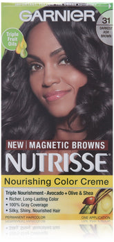 Garnier Nutrisse: tube-teinture prêt à l'emploi pour coloration à domicile.