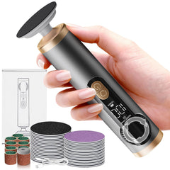 Gathekare lime électrique pour pieds avec disques remplaçables, soin des callosités.