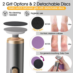 Gathekare: vitesse reglable 0-800trmin pour un soin doux des pieds.