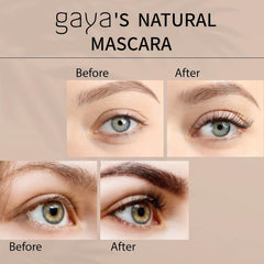 Volume et longueur maîtrisés grâce à l'applicateur spécial de Gaya Cosmetics.