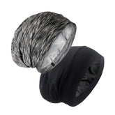 GB Selected bonnet avec doublure satinée protège les cheveux pendant le sommeil.