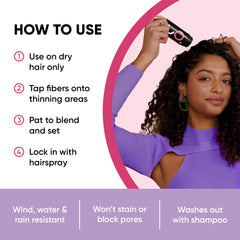 GBG fibre légère – fixation durable sans alourdir les cheveux.