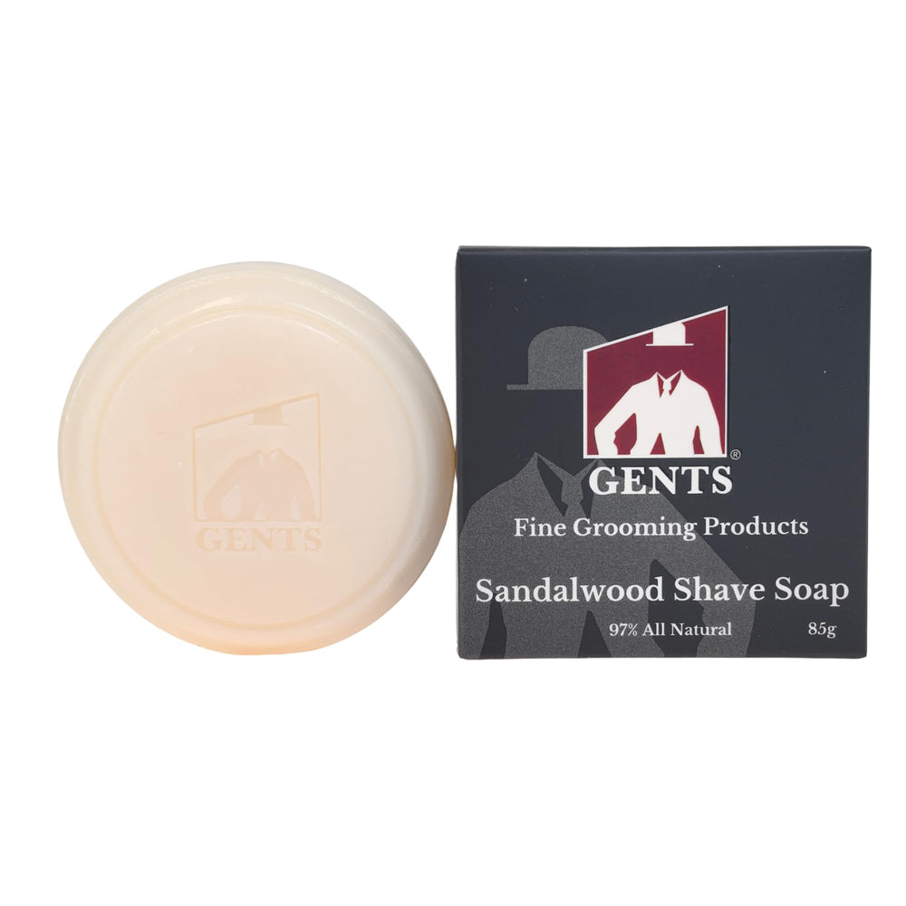 G.B.S GENTS Savon à raser bois-santal: mousse riche pour un rasage précis