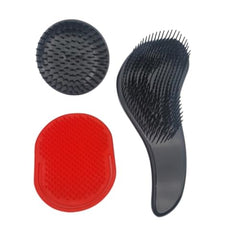 G.B.S Wave Detangling Brush brins flexibles démêlant sans douleur.