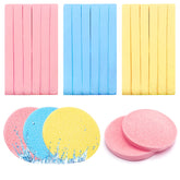 Éponge faciale Gddochn rose: démaquillage doux et efficace.