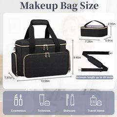 GDNasist sac-maquillage étui de protection PVC pour pinceaux facile à nettoyer
