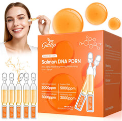 GDTLTP Salmon DNA Serum ampoules 8000ppm, réparation cellulaire et hydratation.