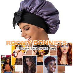 GDTOGRT bonnet satin double-face, design réversible pour deux styles sans effort.
