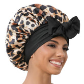 GDTOGRT bonnet satin pour dormir protège les cheveux bouclés toute la nuit